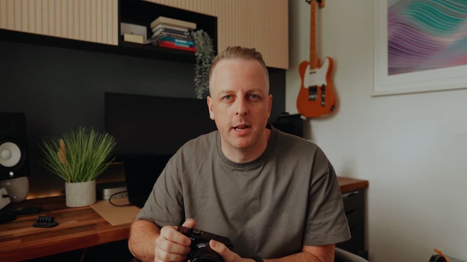 Mike Hall on camera